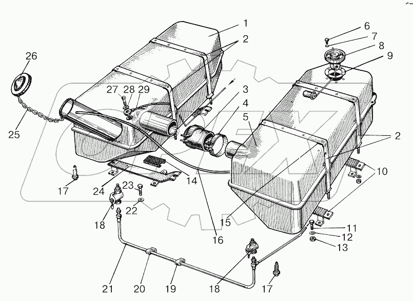 Баки топливные