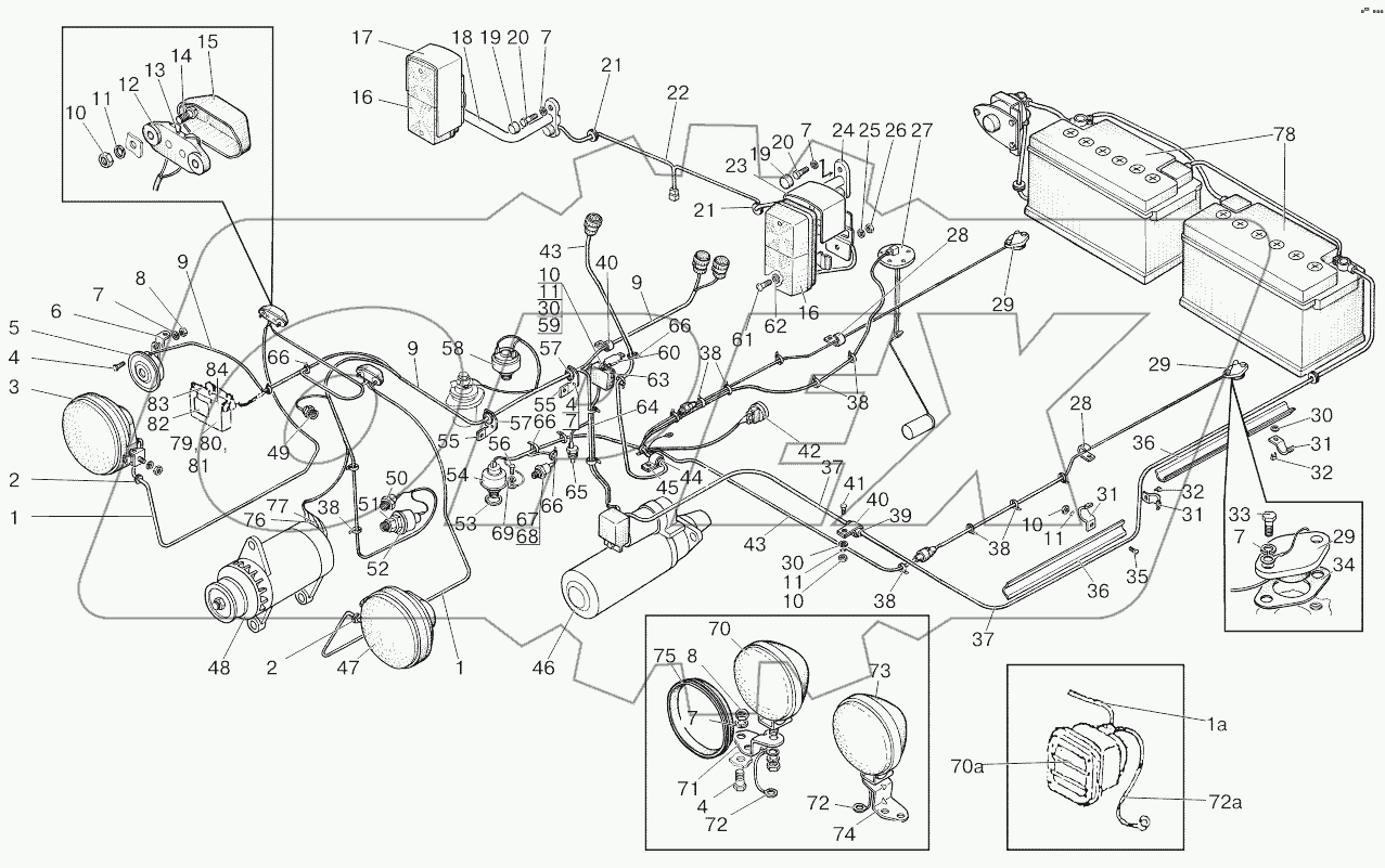 Электрооборудование двигателя и трансмиссии