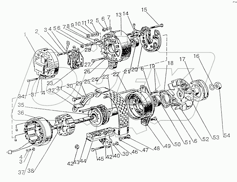 Генератор (Система пуска 24 В)