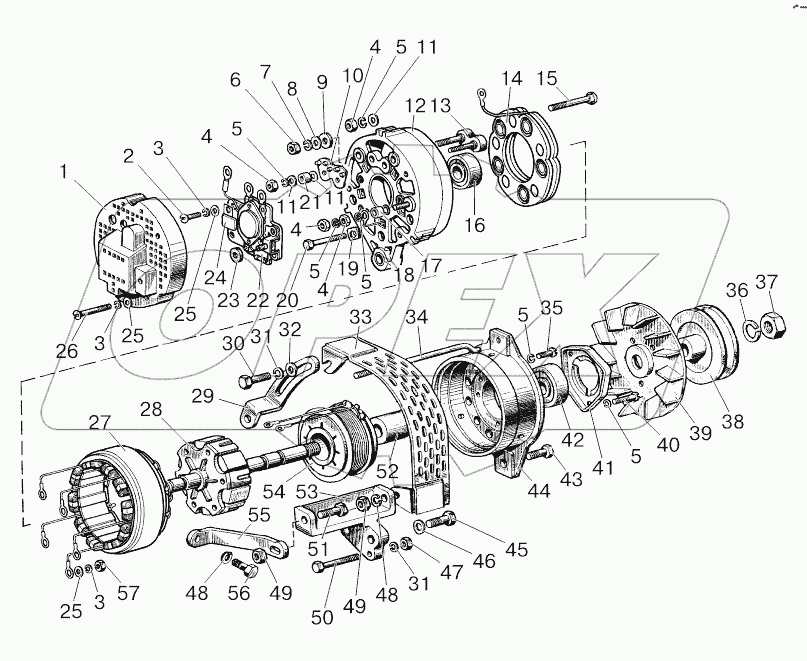 Генератор (Система пуска 12 В)