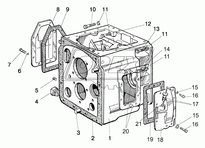 Коробка передач. Корпус коробки передач