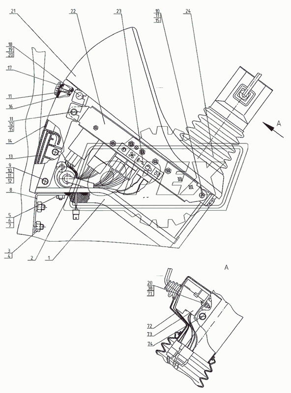 Щиток приборов 1