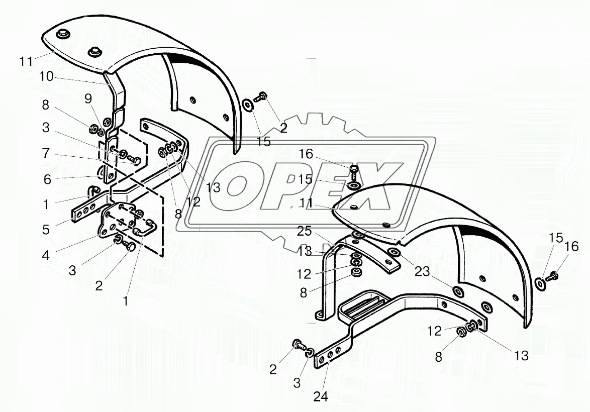 Крылья передние (для ПВМ 72-2300020-А, вариант)