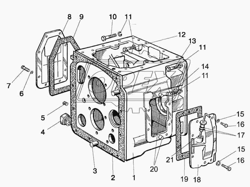 Коробка передач. Корпус коробки передач
