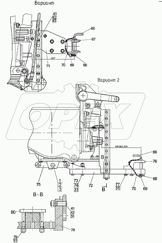 Крюк прицепной К1220-2807010-А