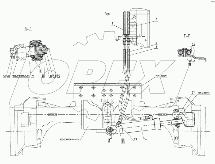 Управление рулевое 920ДЦ-3400010
