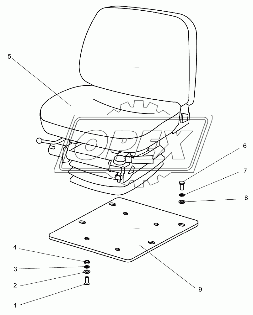 Сиденье оператора