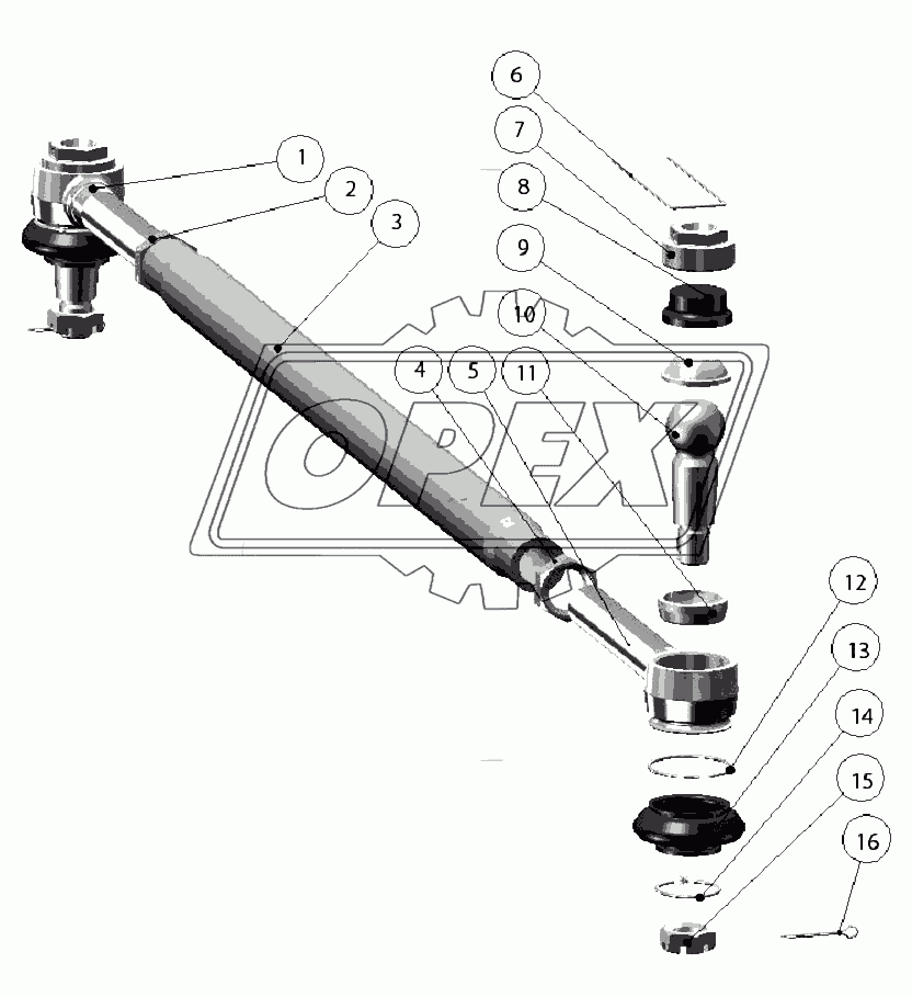 Тяга рулевая