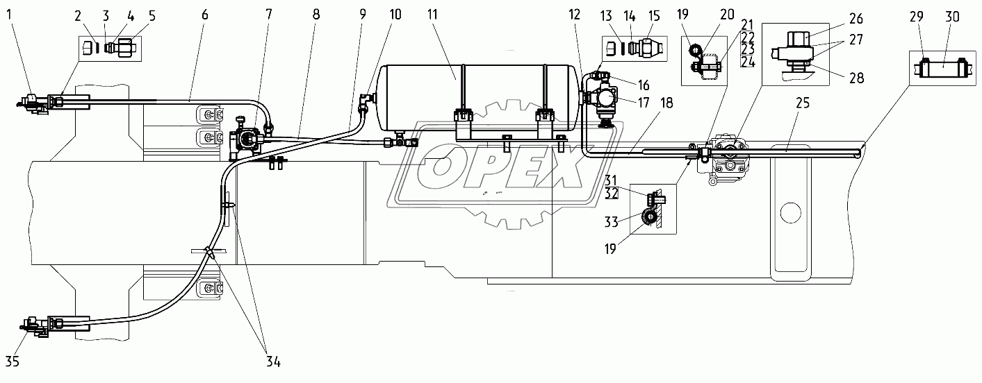 Пневмопривод 923-3506505-04/-05