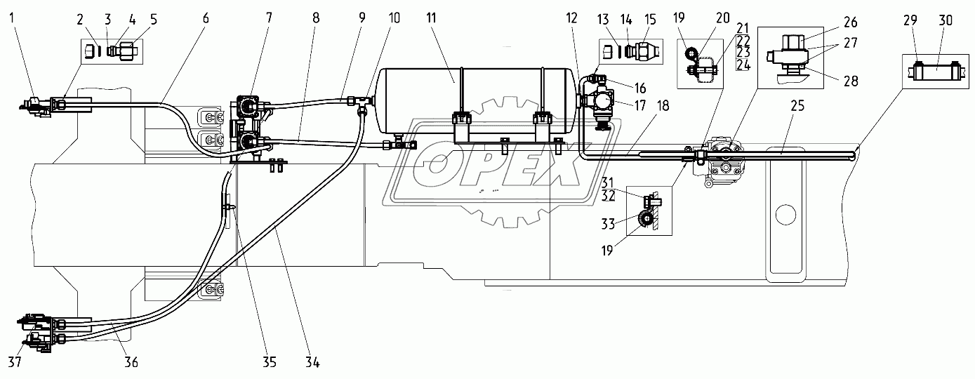 Пневмопривод 922-3506705/-01