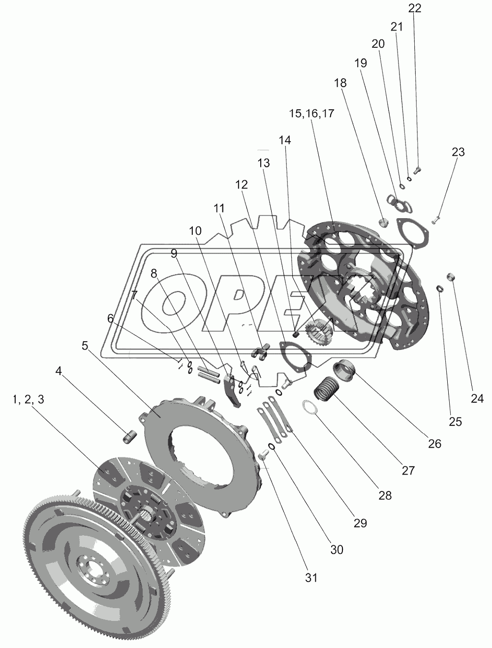 Установка сцепления 240-1005009-06