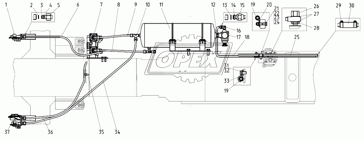 Пневмопривод 922-3506705/-01