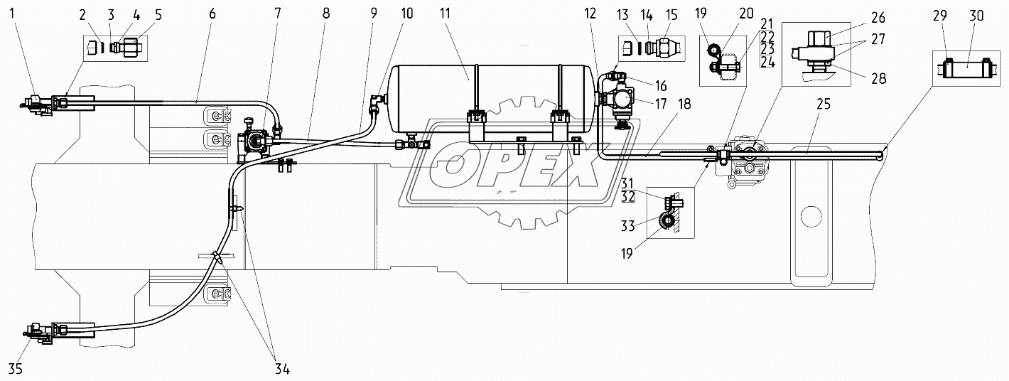 Пневмопривод 923-3506505-04/-05