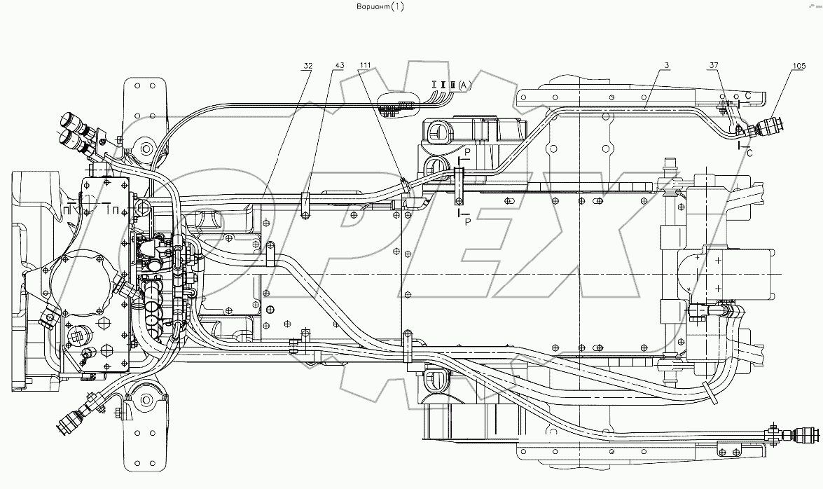 Гидросистема Р920-4600010