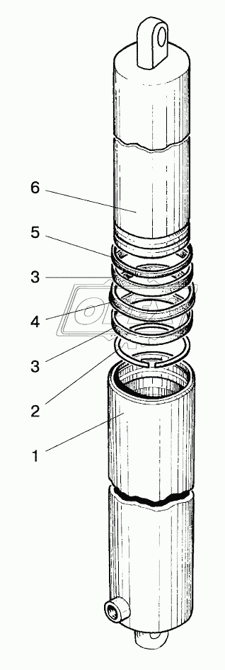Цилиндр гидроподъемника