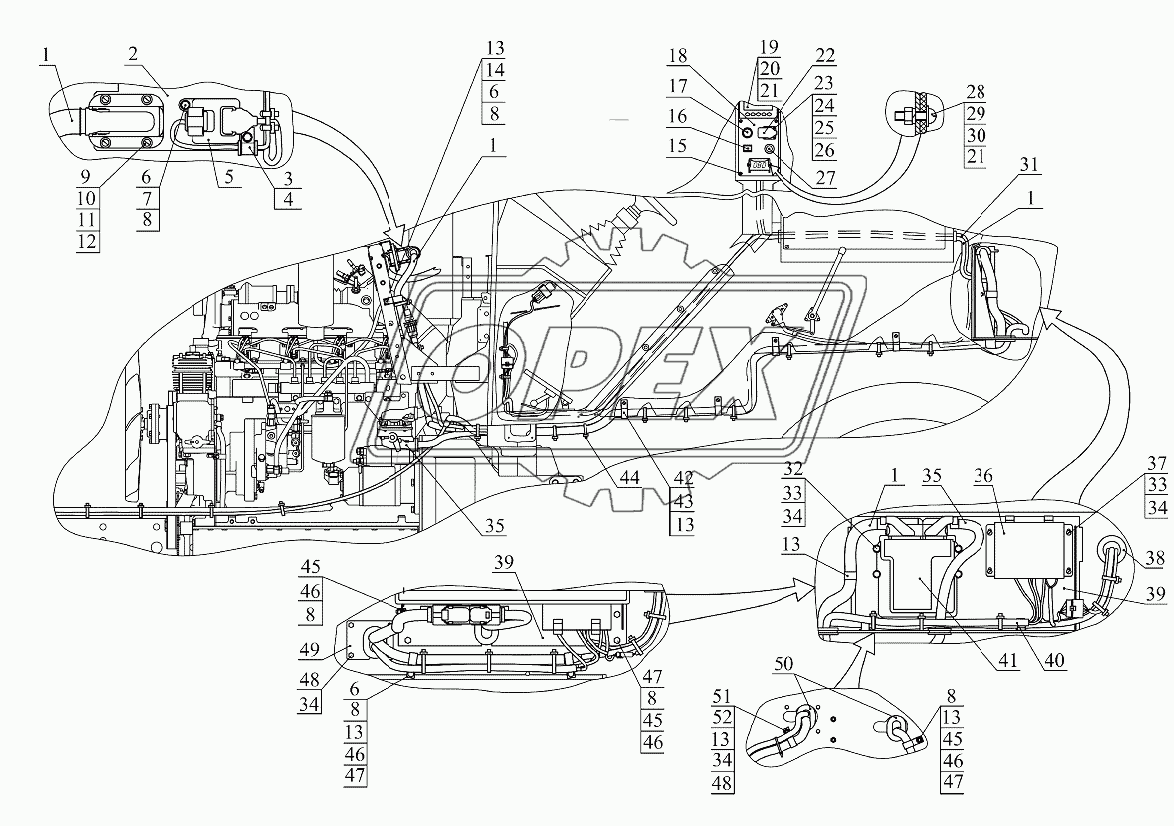 Управление двигателем (1025.5-8700910-М) 1