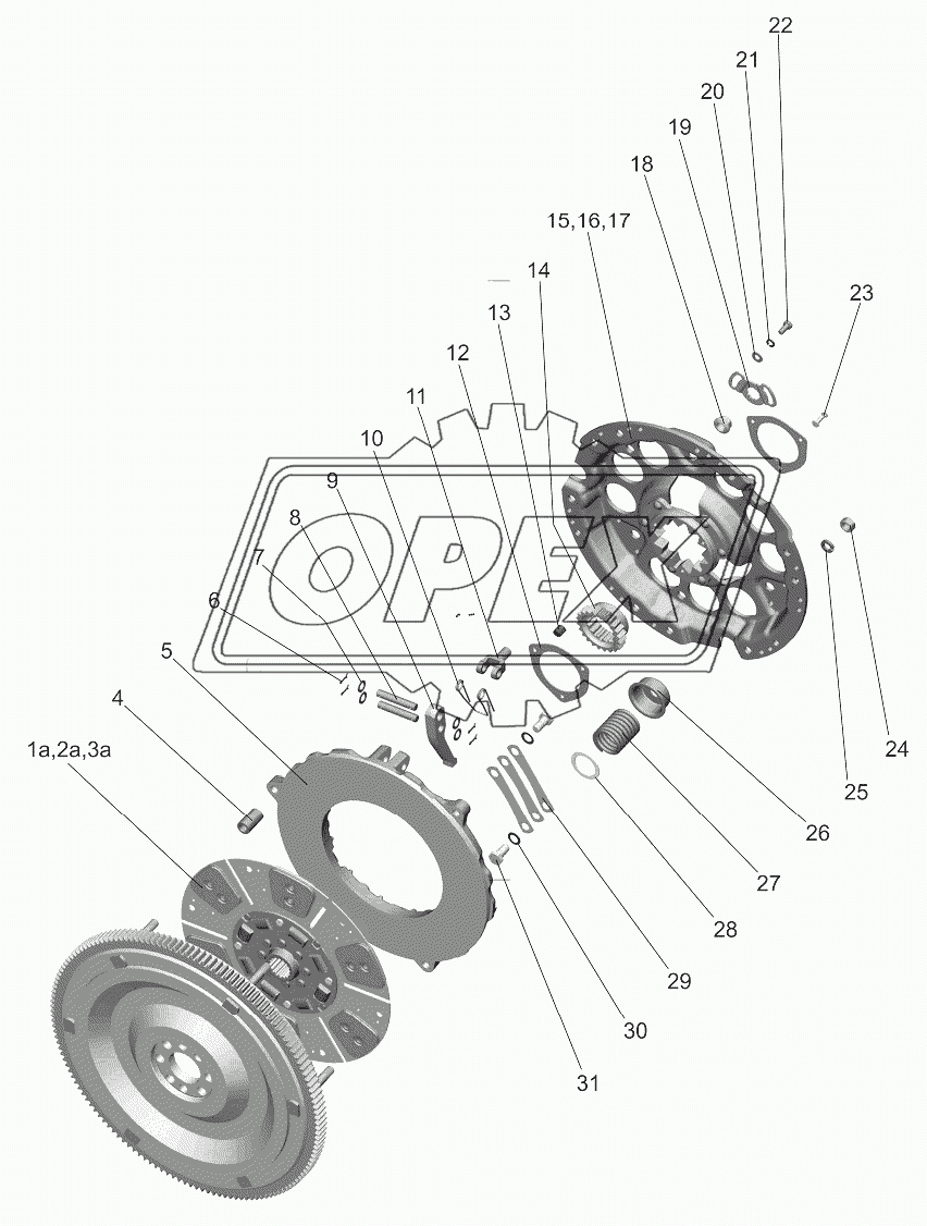 Установка сцепления 240-1005009-06