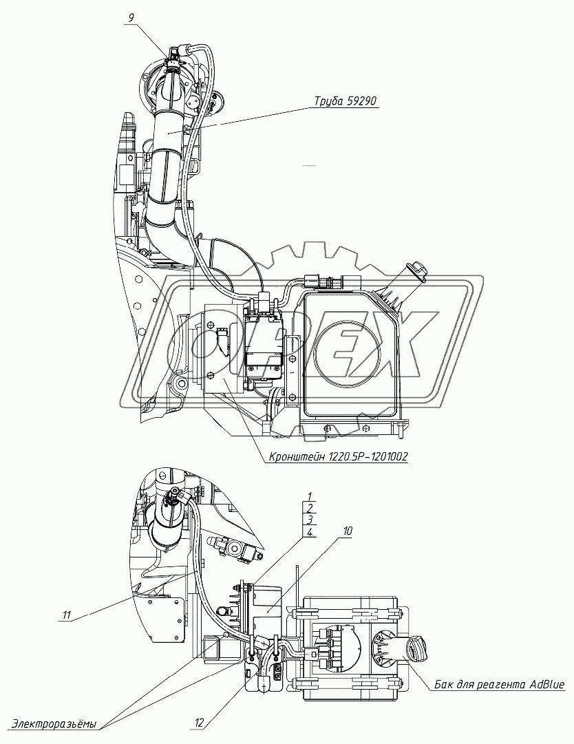 Система подачи (1220.5Р-1204010)