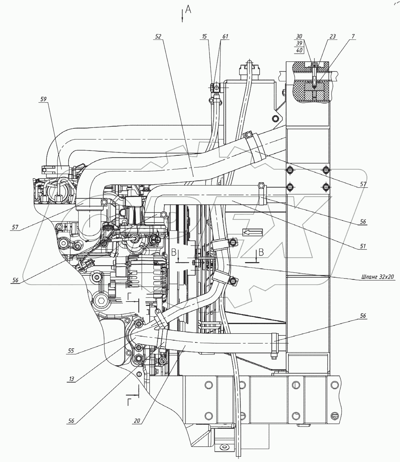  Блок охлаждения 923.7С-1301009
