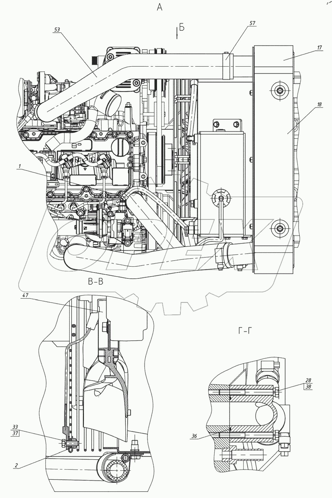  Блок охлаждения 923.7С-1301009