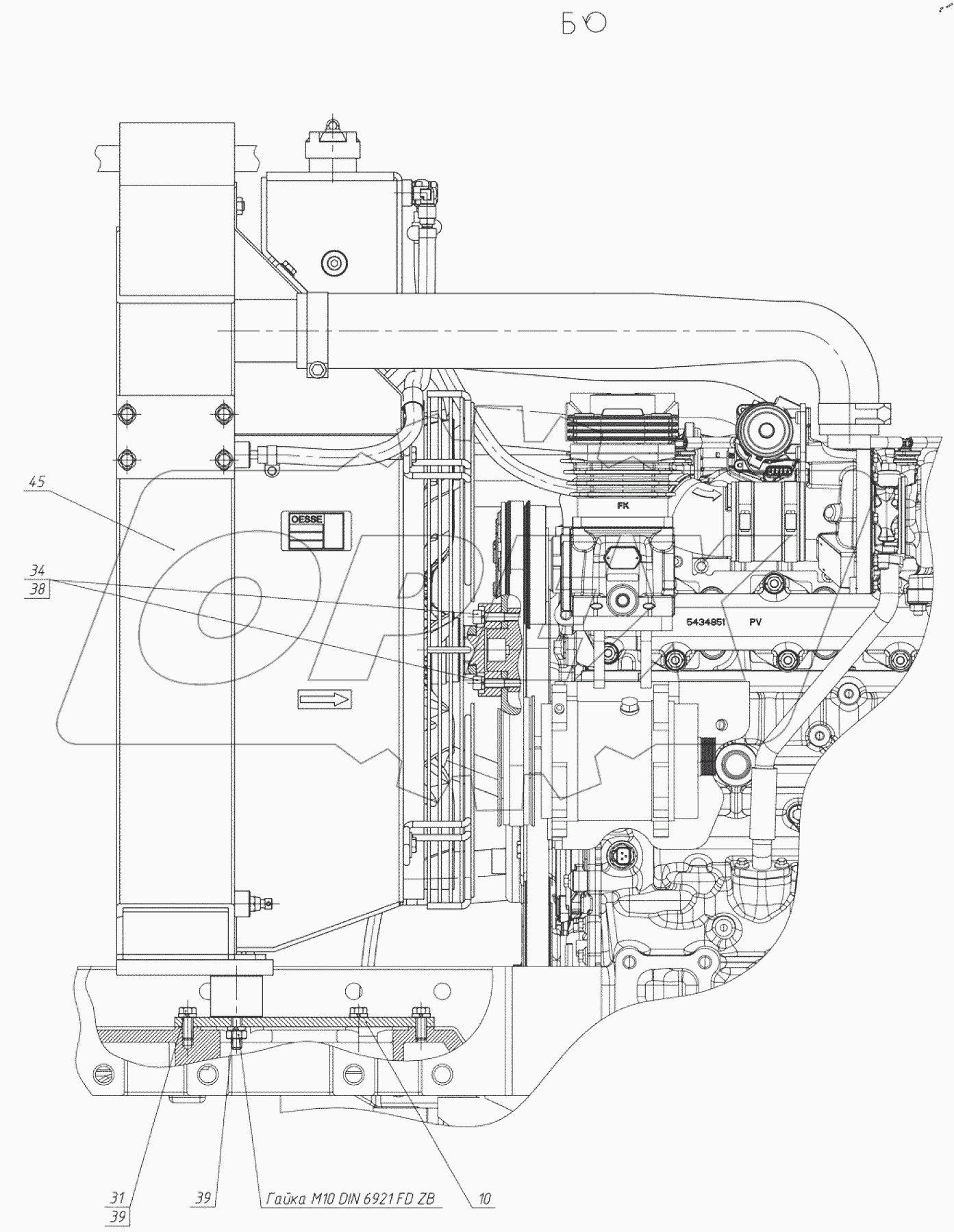  Блок охлаждения 923.7С-1301009