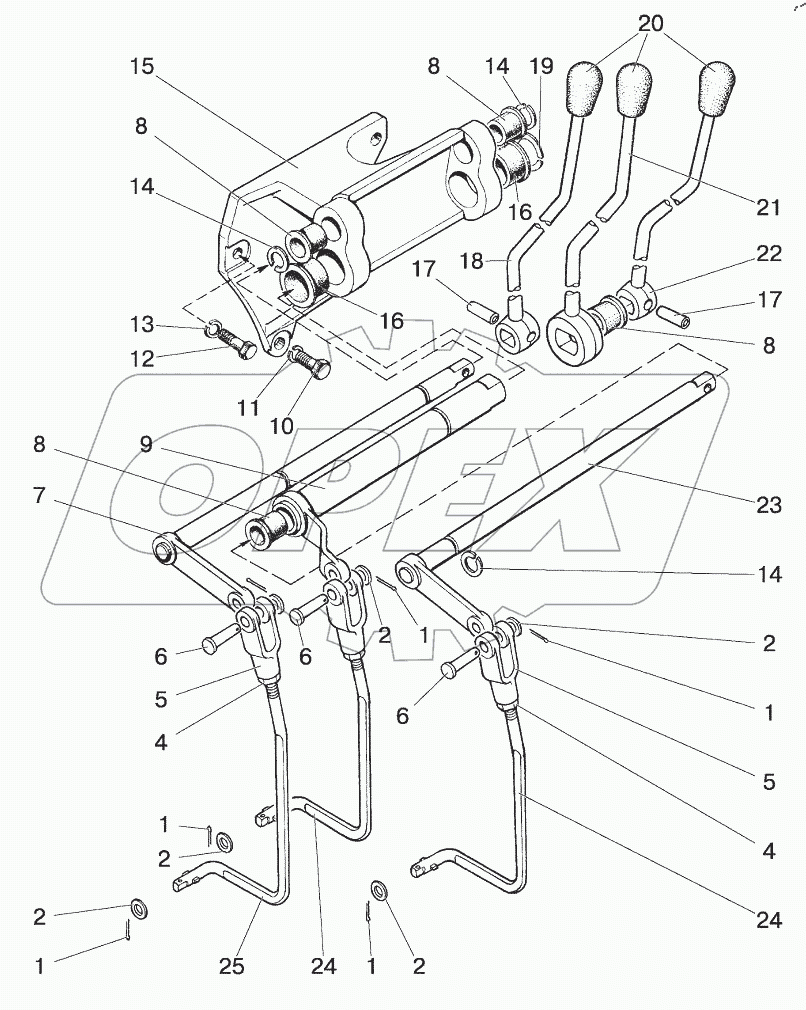  Управление гидрораспределителем РП 70