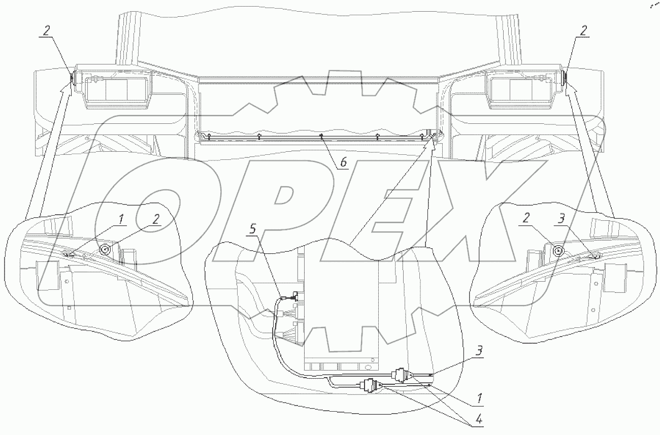  Установка выключателей ВОМ 1221-8702350