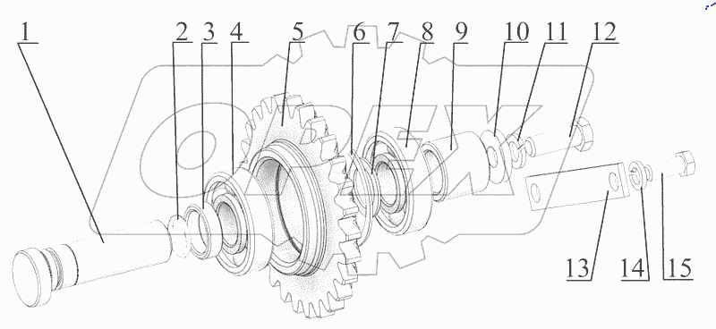  Корпус сцепления