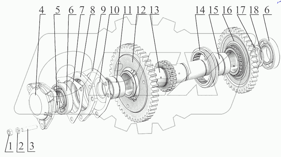  Корпус сцепления