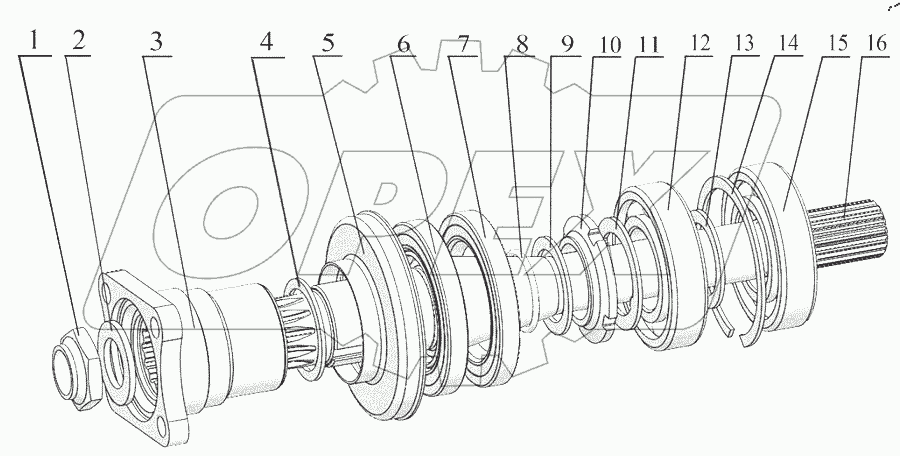  Корпус сцепления
