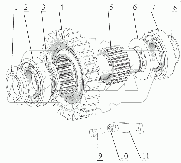  Корпус сцепления