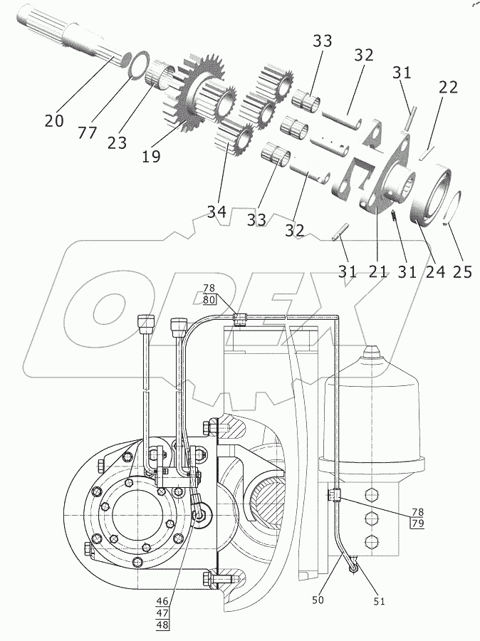  Установка ходоуменьшителя 1025-1706000-В