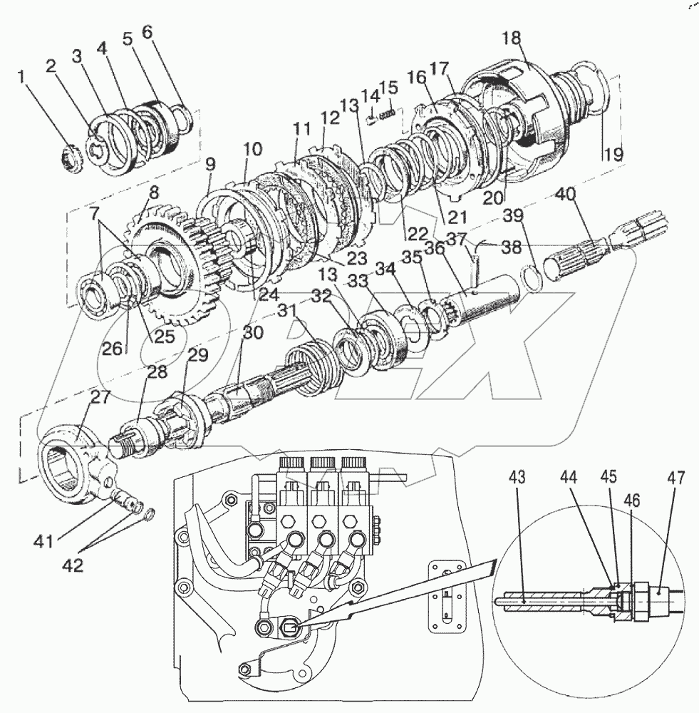  Привод переднего ведущего моста