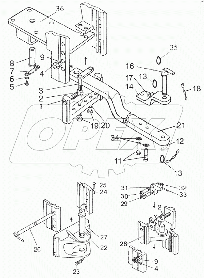  Тягово-сцепное устройство (варианты комплектации)