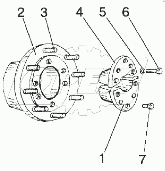  Ступицы задних колес 1220-3104010