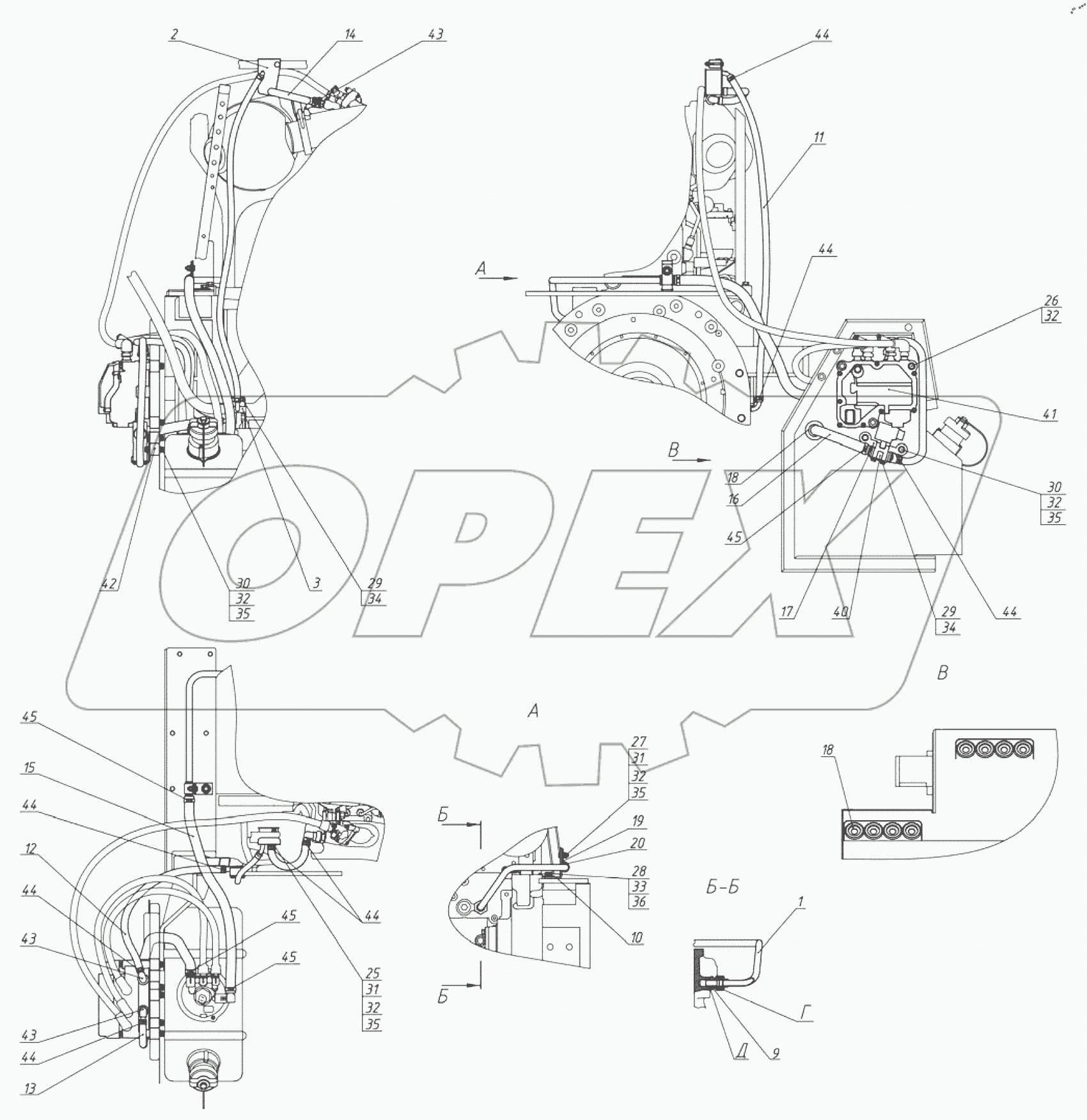  Система подогрева бака 923.7С-1209010
