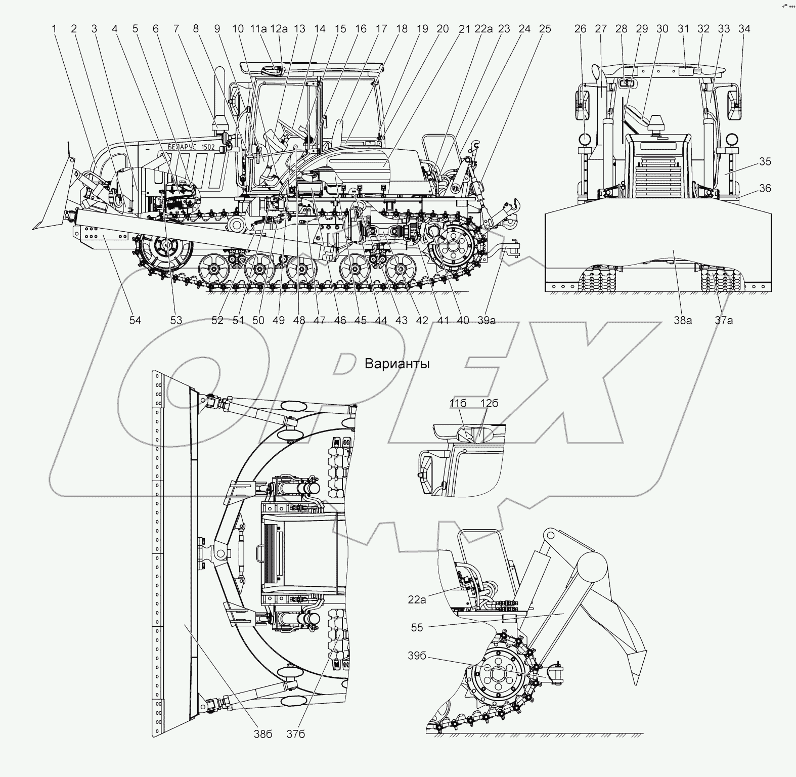 Трактор гусеничный «БЕЛАРУС» 1502