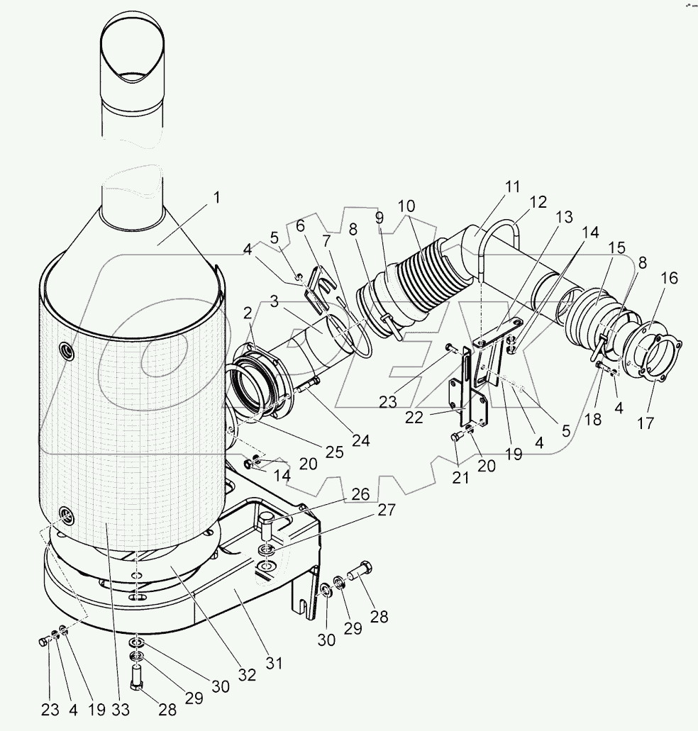  Система выпуска. Труба выпускная