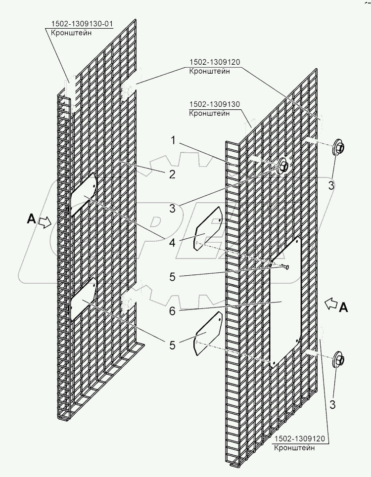  Ограждение вентилятора