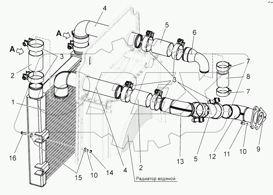  Охлаждение наддувочного воздуха