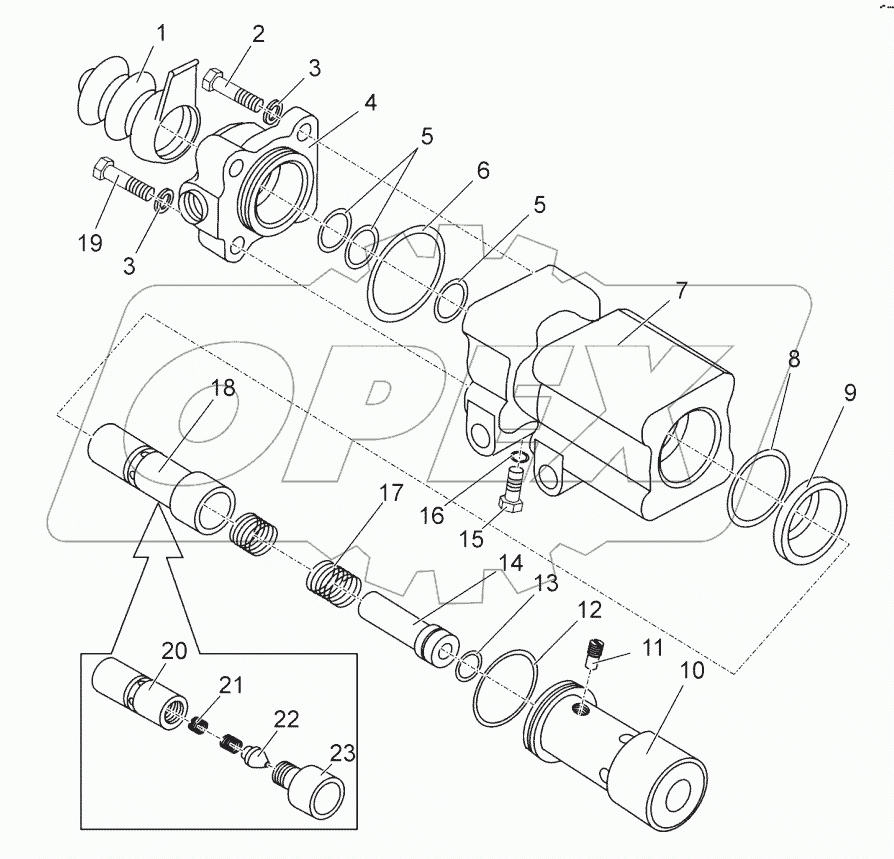  Гидроусилитель. Толкатель