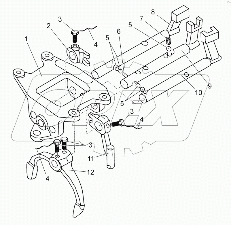  Корпус вилок