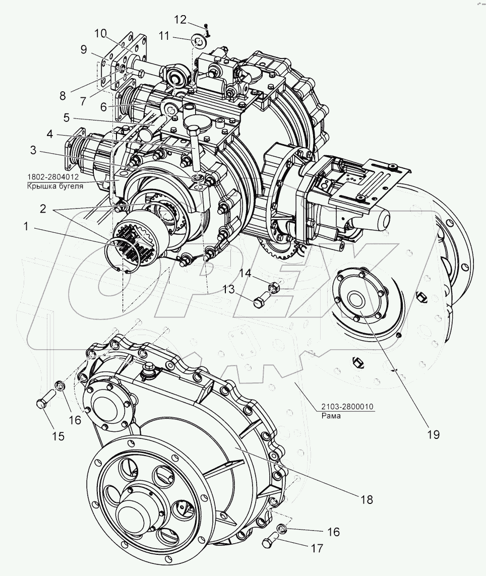  Мост задний. Передача конечная