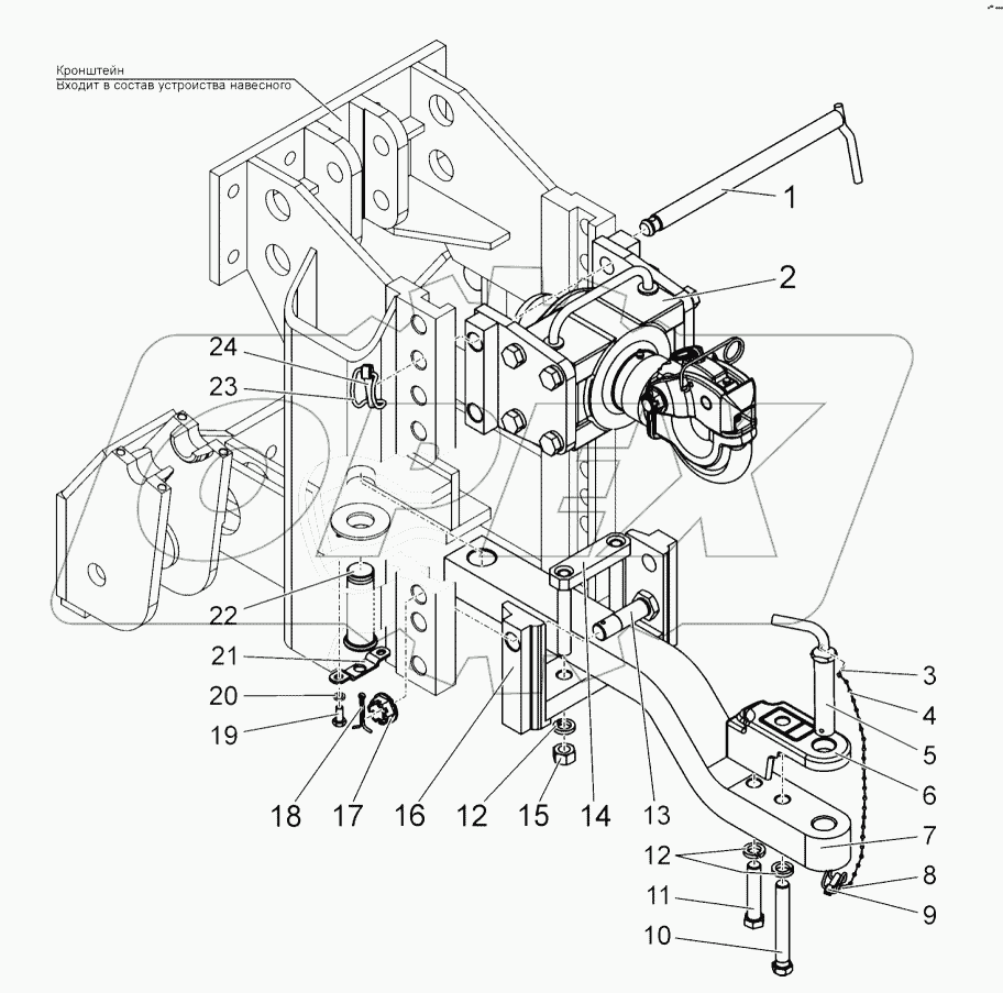  Устройство тягово-сцепное. Тяга