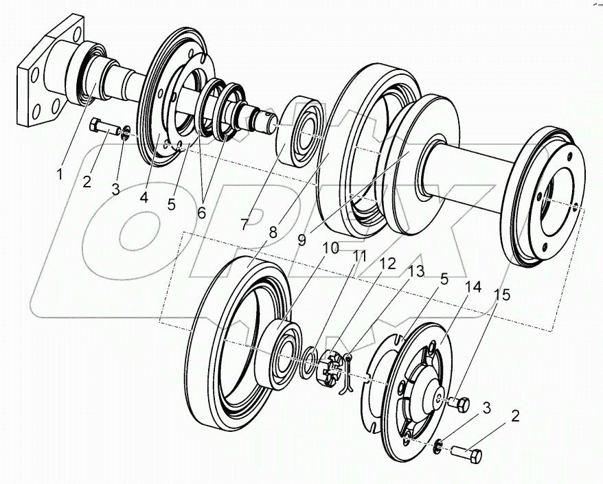  Каток поддерживающий
