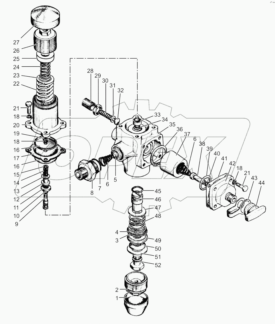  Регулятор давления. Клапан. Диафрагма