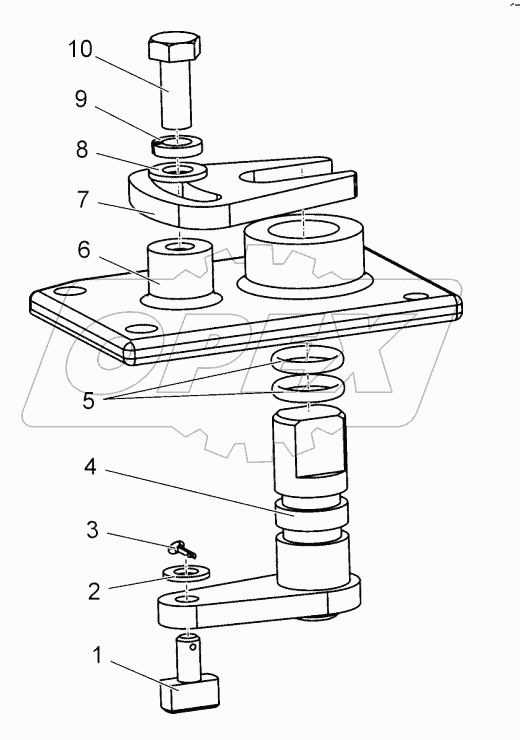  Механизм отключения гидромотора