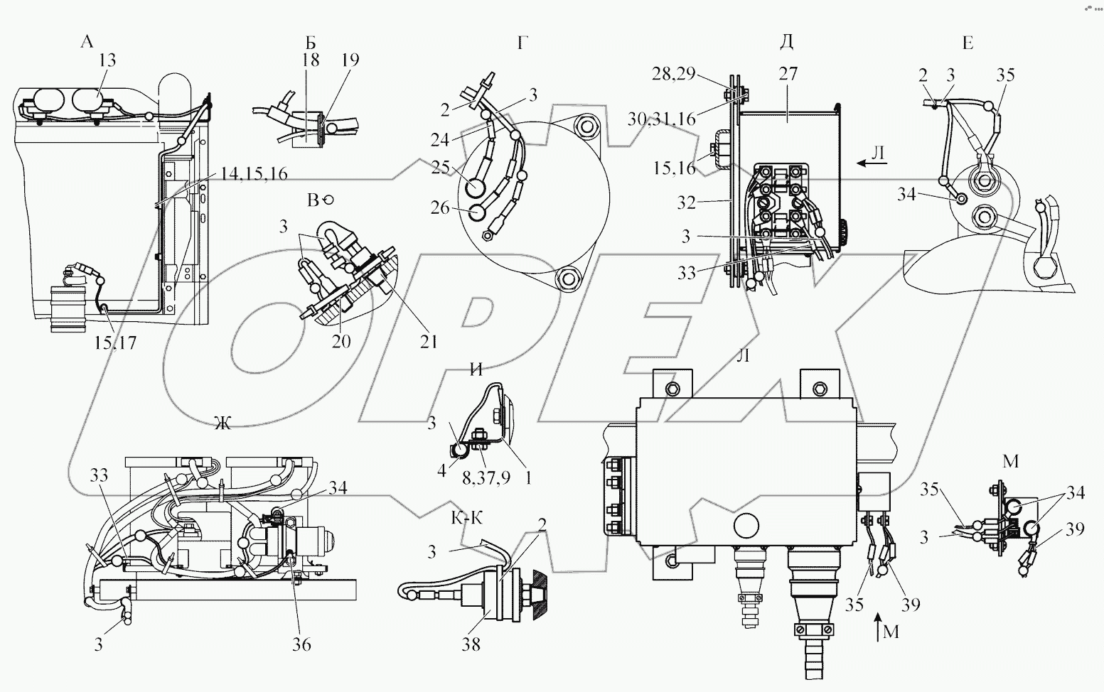 Электрооборудование двигателя	
