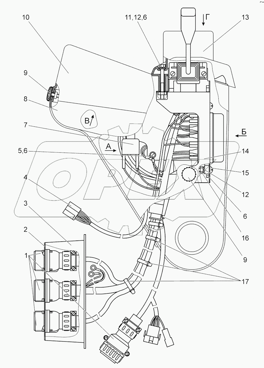  Щиток приборов