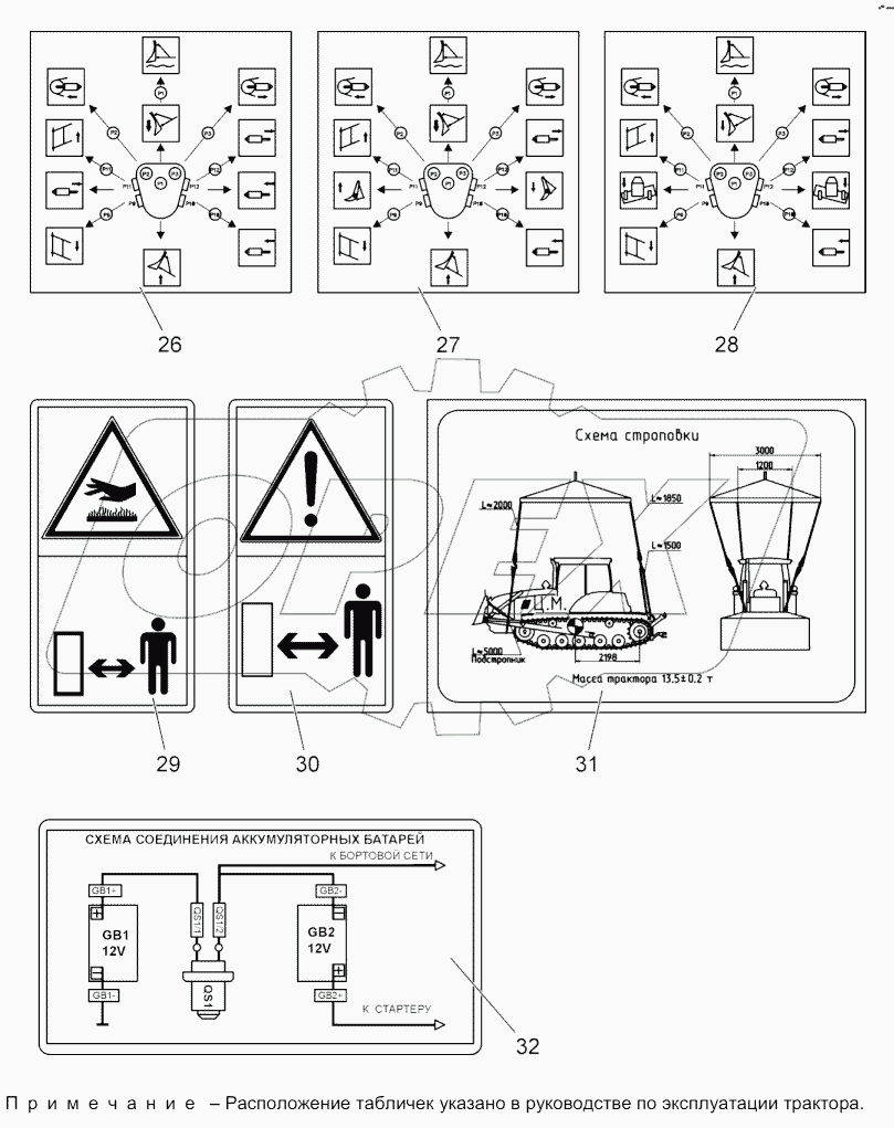  Таблички фирменные и инструкционные